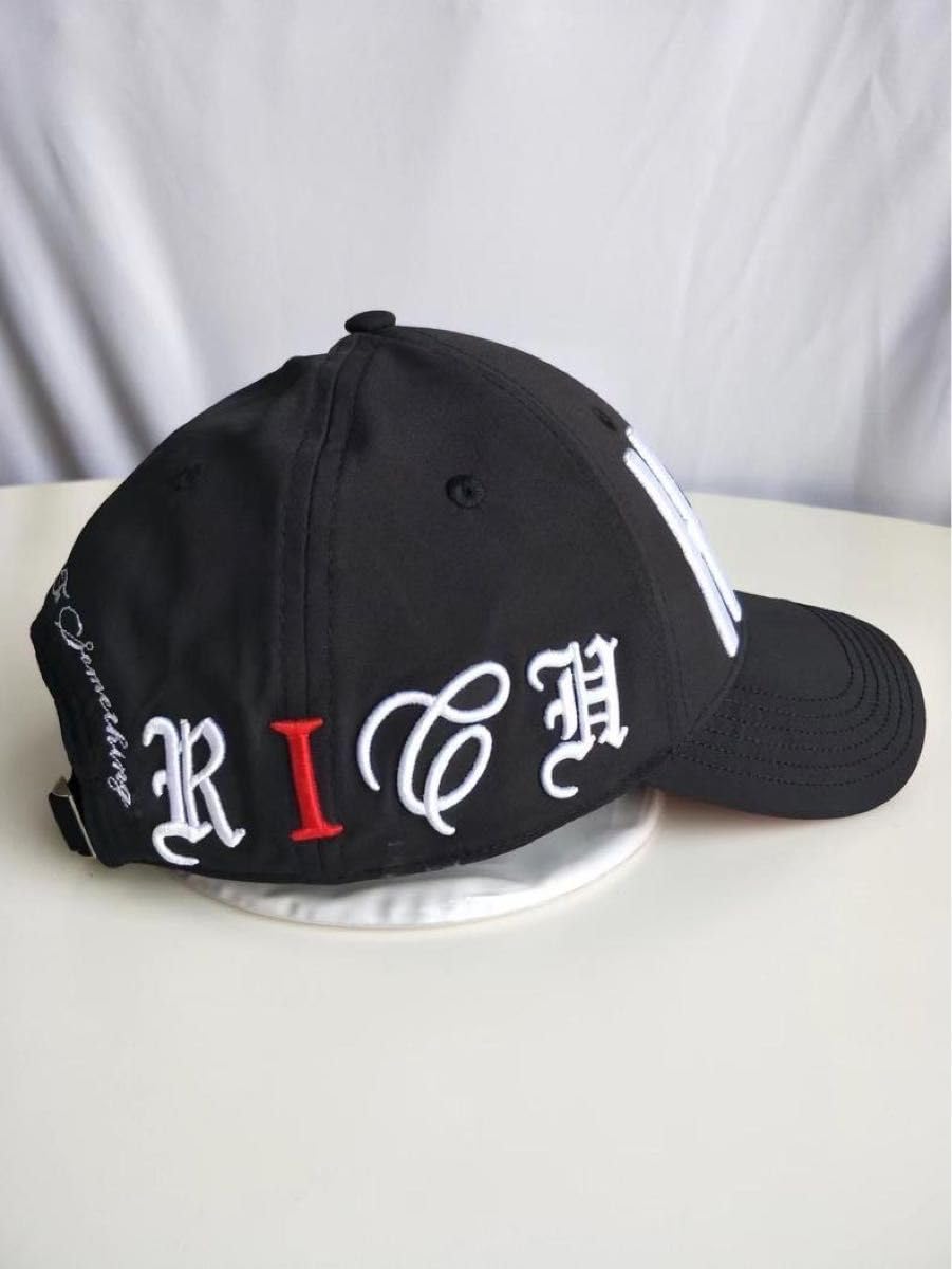Amazon.co.jp: HOODRICH Cap, Black, Red, Embroidery, Rare : Sports